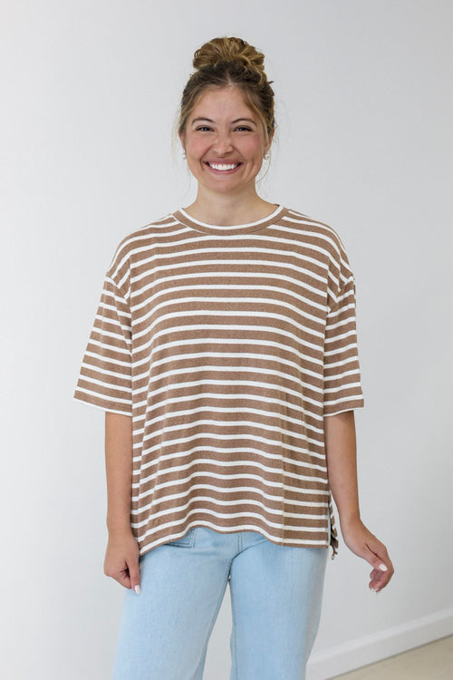 All for You Stripe Top - view 1