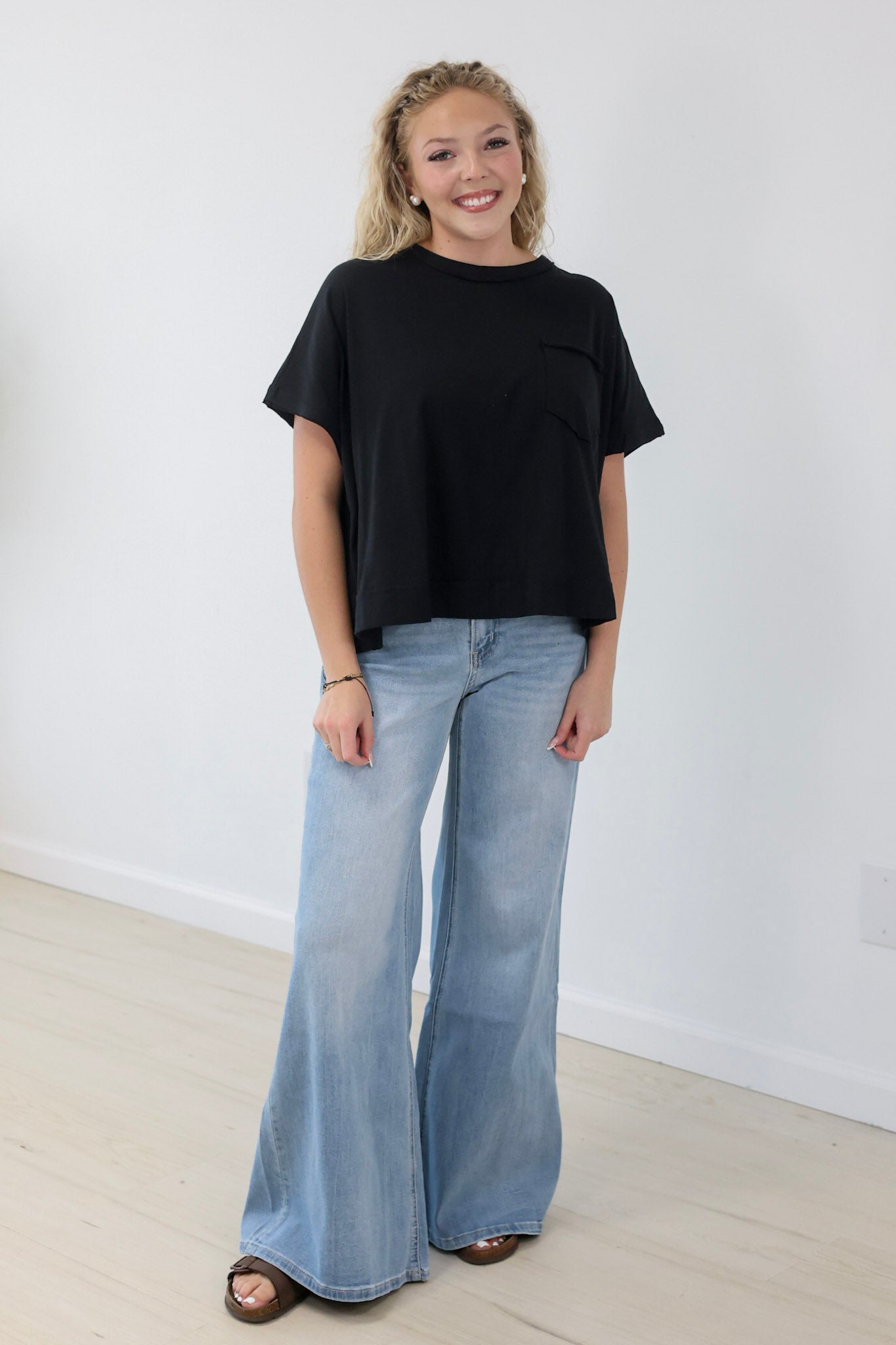 Casual Days Relaxed Tee in Black - view 1