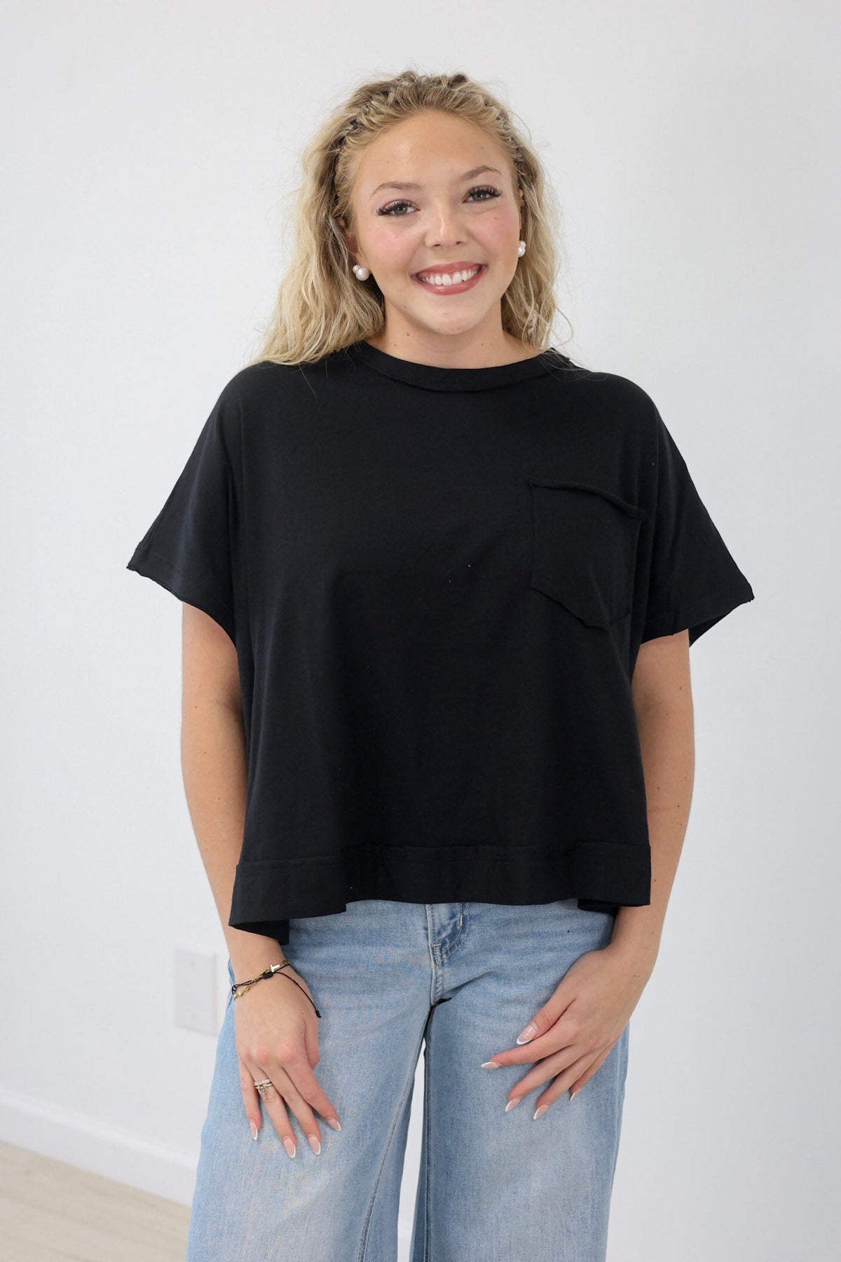 Casual Days Relaxed Tee in Black - view 2
