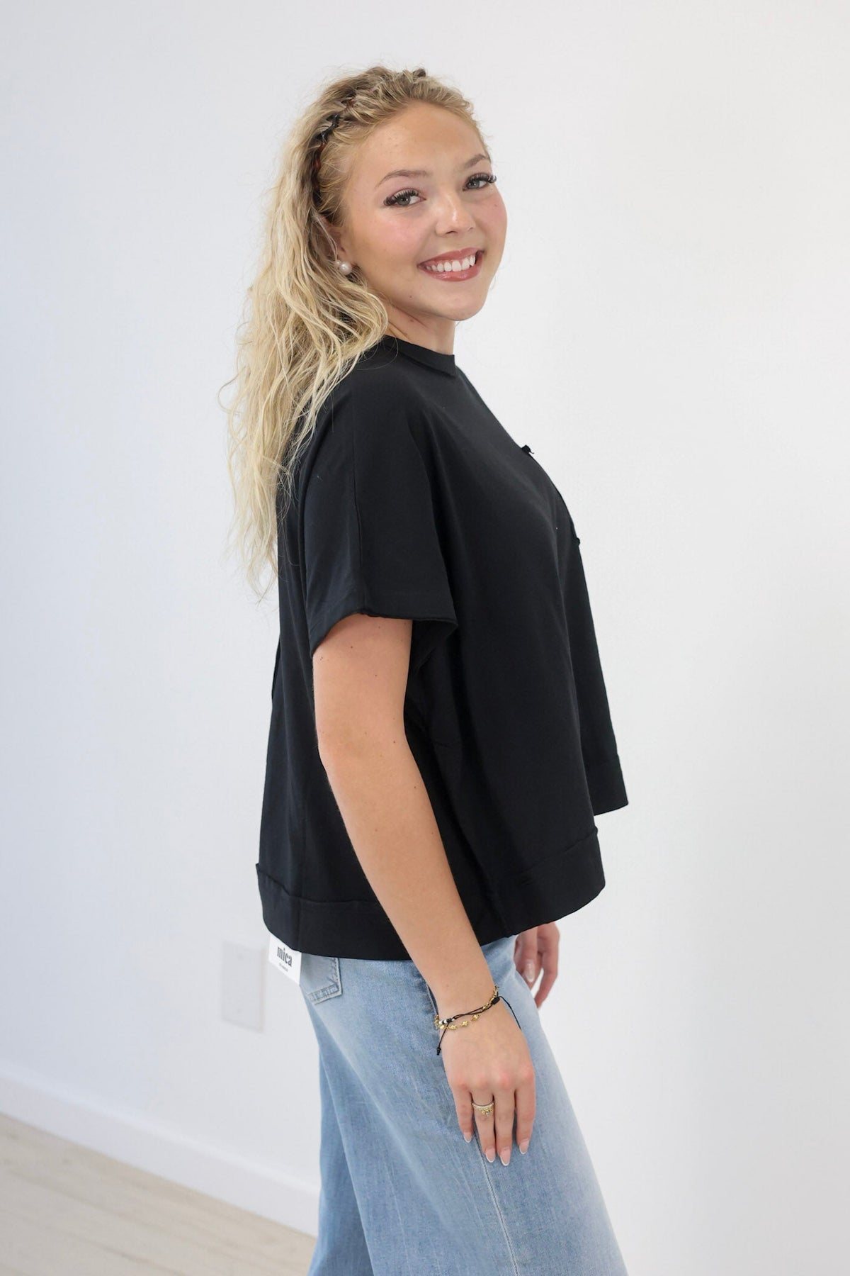 Casual Days Relaxed Tee in Black - view 3