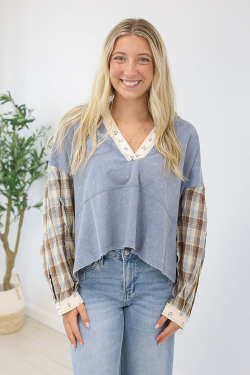 Confidence in Style Mineral Wash Top - view 2