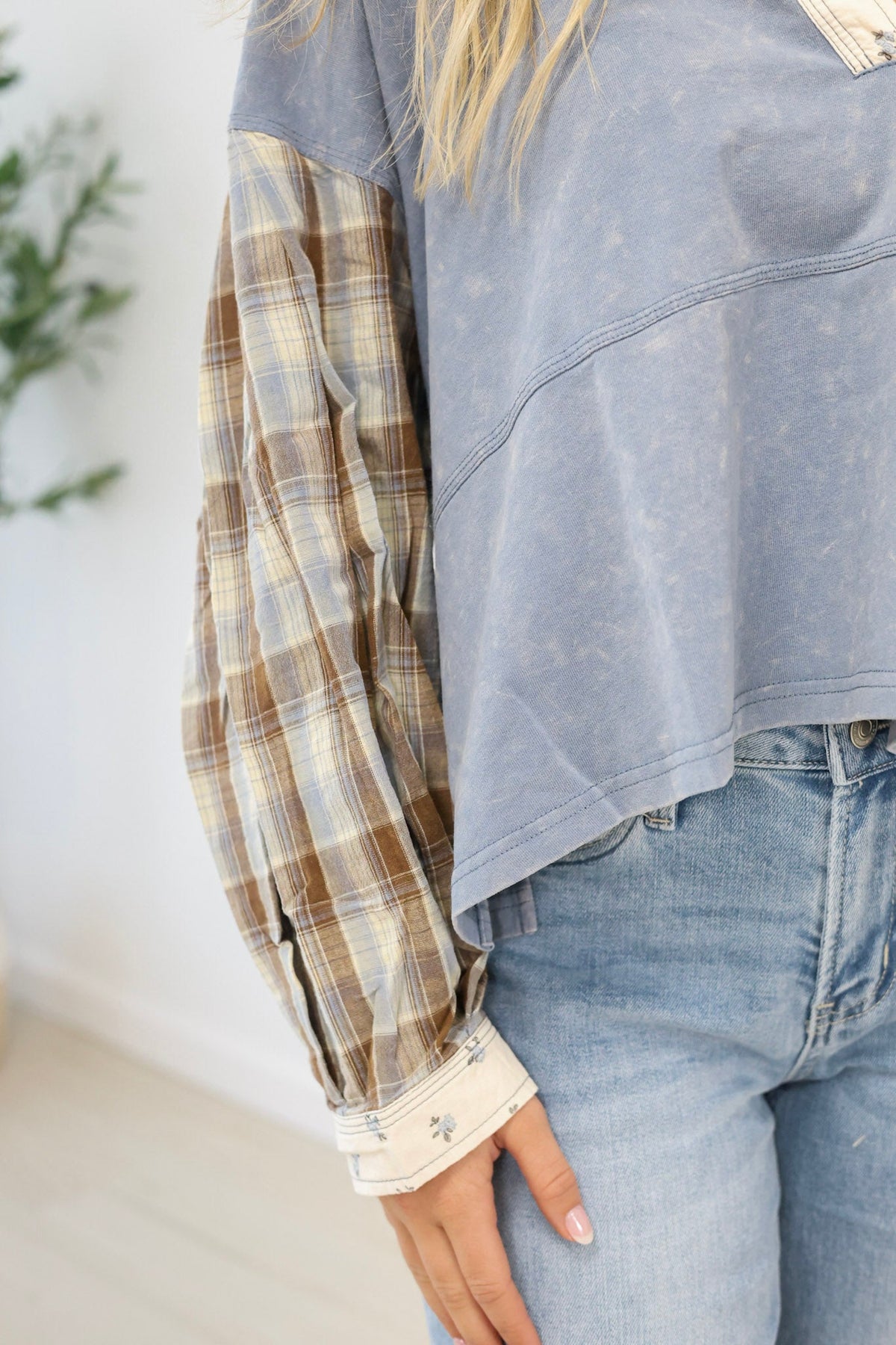 Confidence in Style Mineral Wash Top - view 3