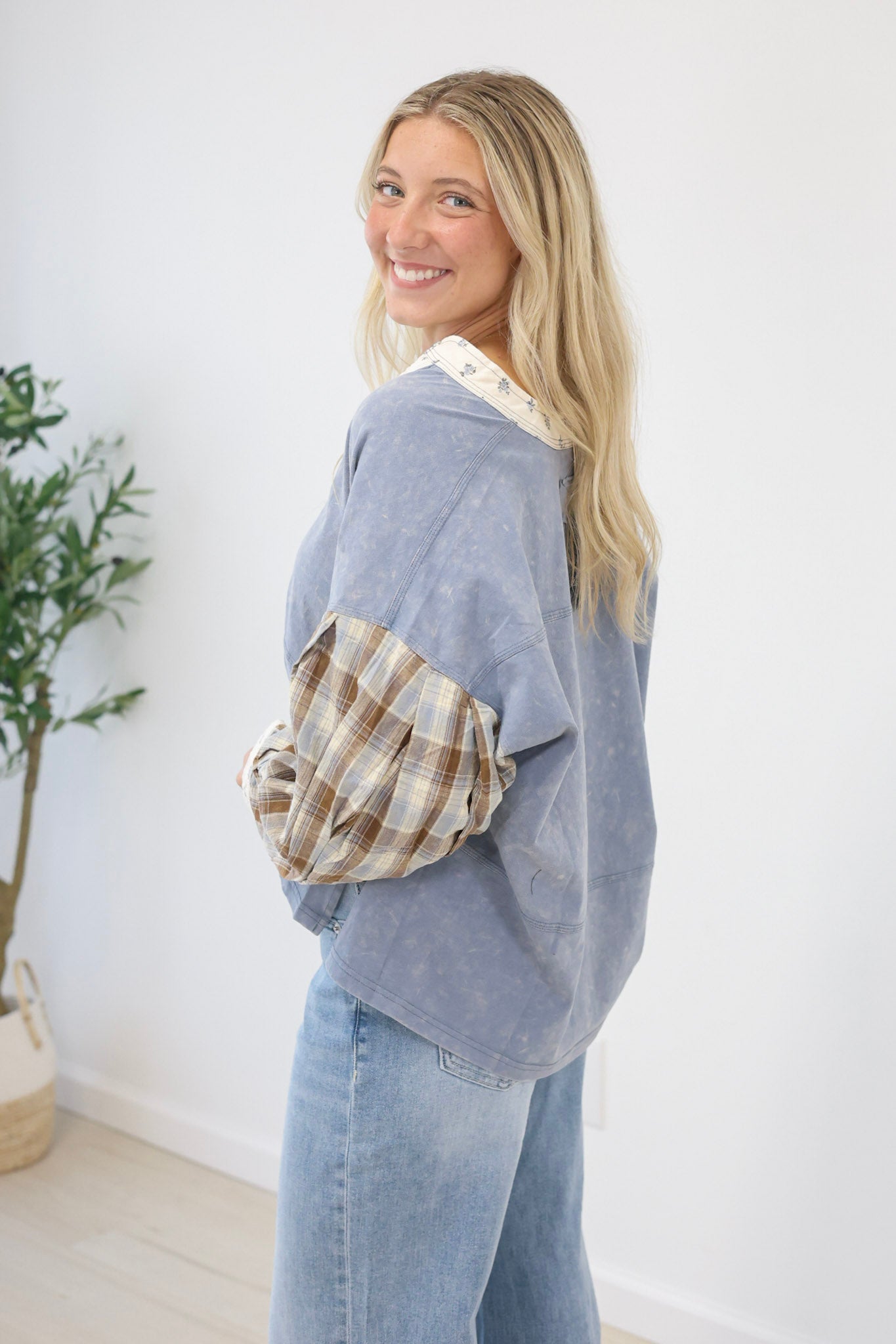 Confidence in Style Mineral Wash Top - view 4