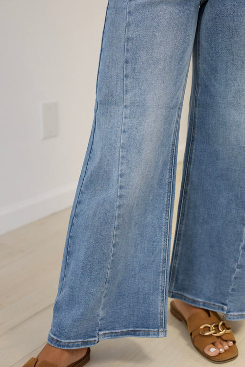 Count Me In Mid Rise Crop Jeans by Risen - view 2