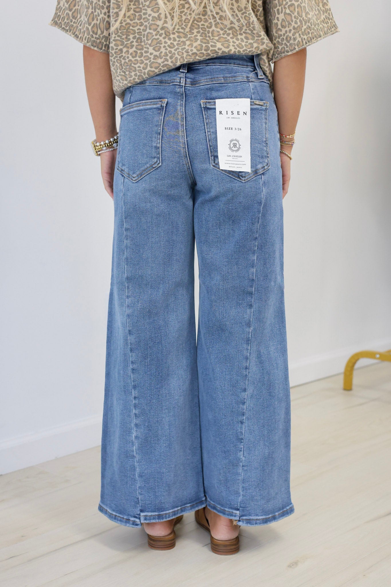 Count Me In Mid Rise Crop Jeans by Risen - view 3