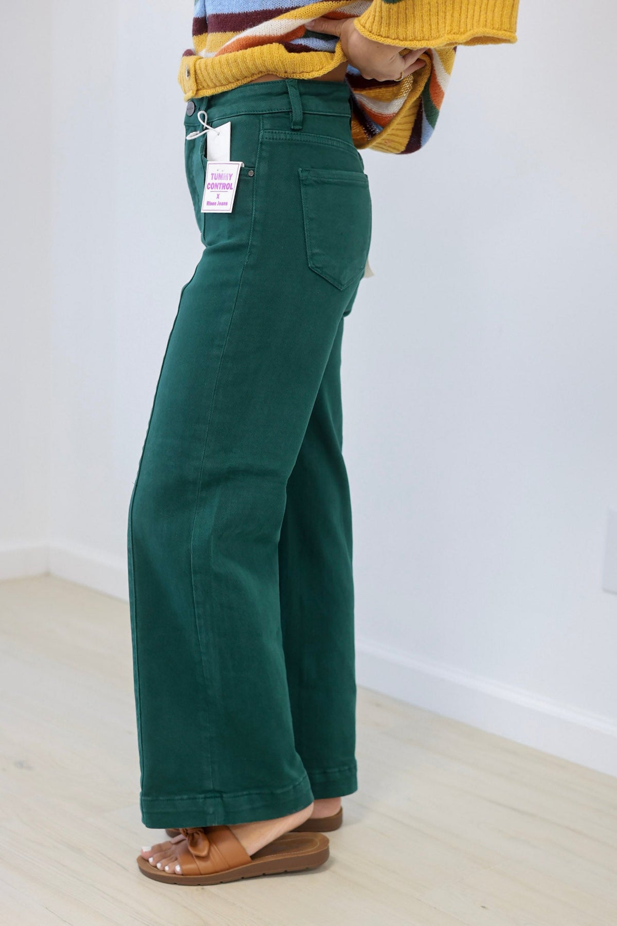 Hold Out Wide Leg Jeans by Risen - view 2