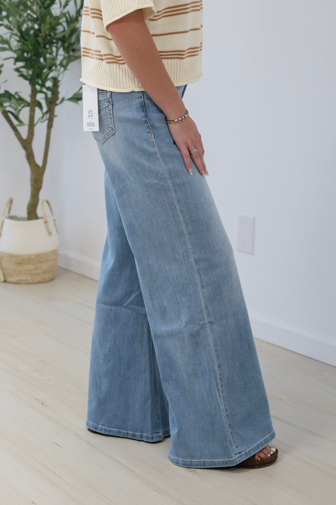 Make My Day Wide Leg Jeans by Mica - view 3