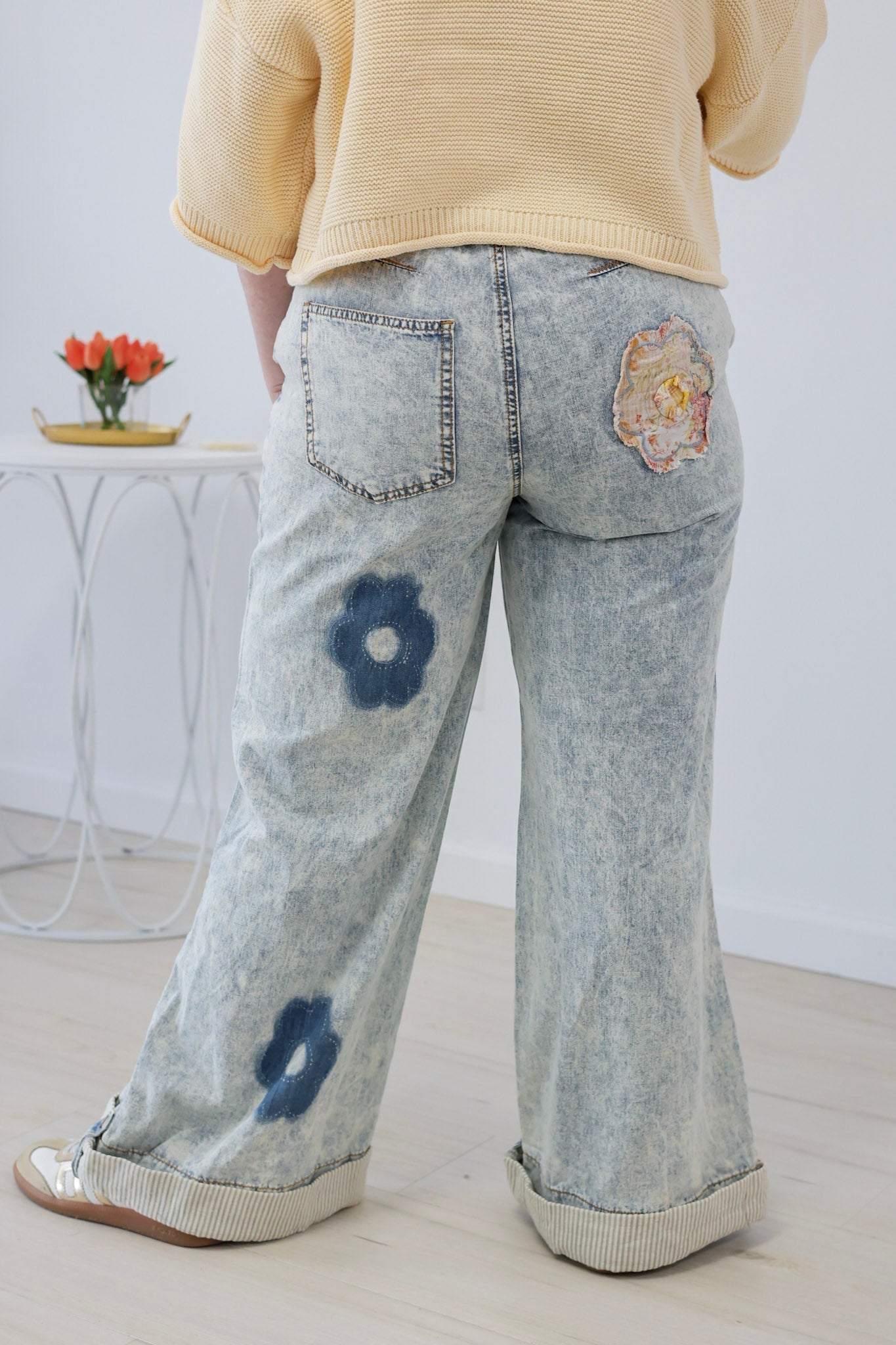 Purposefully Fun Denim Pants - view 2