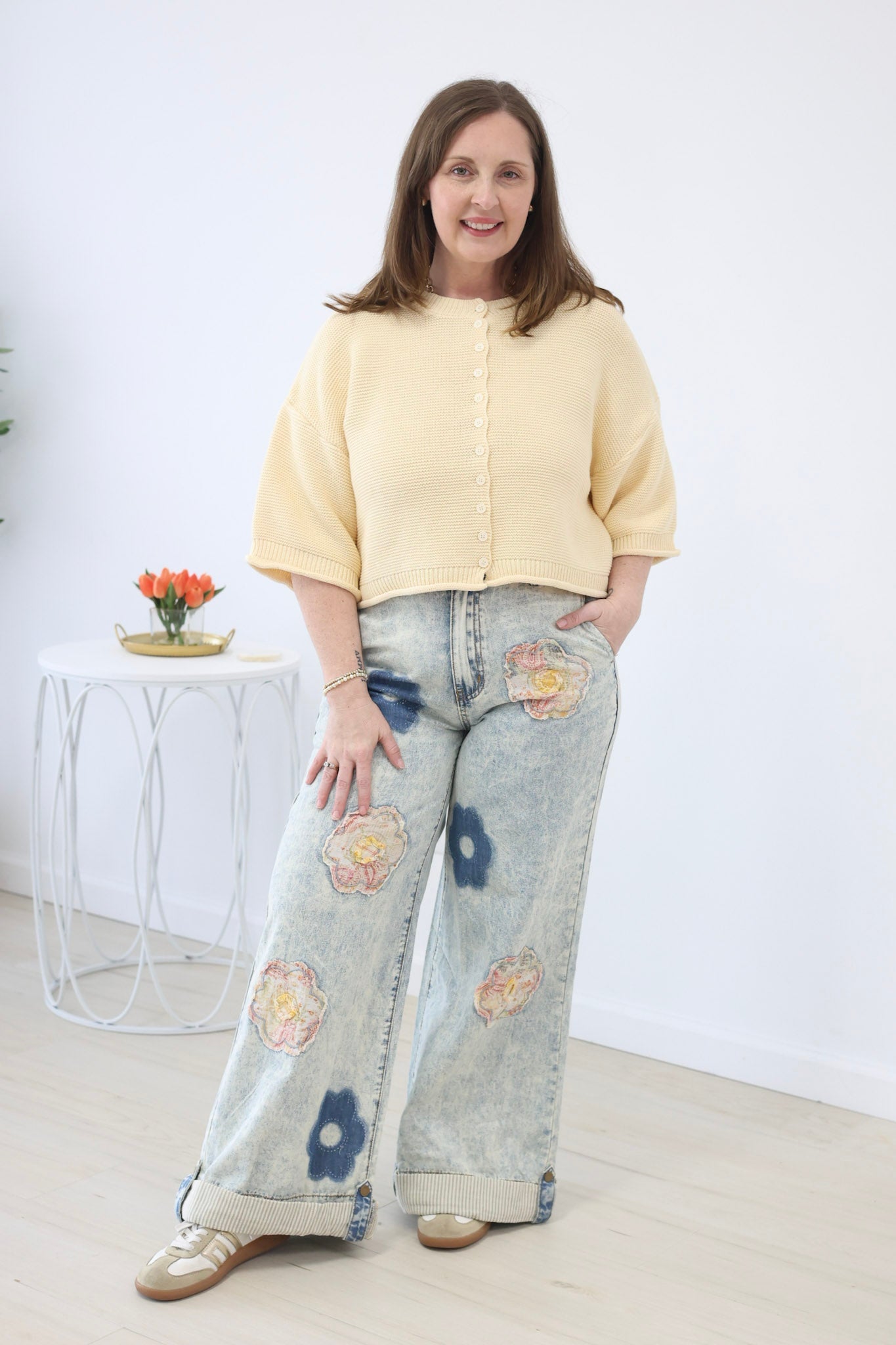 Purposefully Fun Denim Pants - view 5