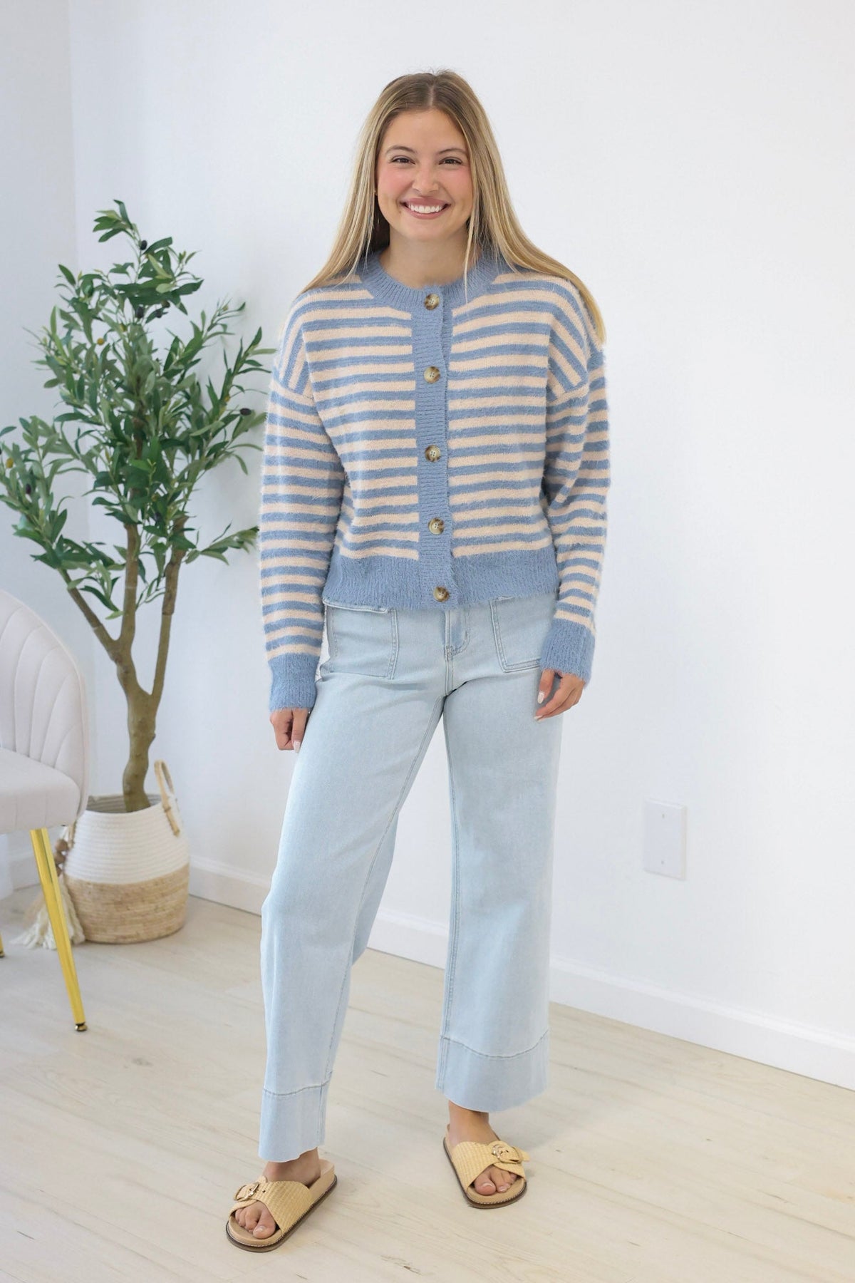 Right Here, Right Now Striped Sweater - view 2