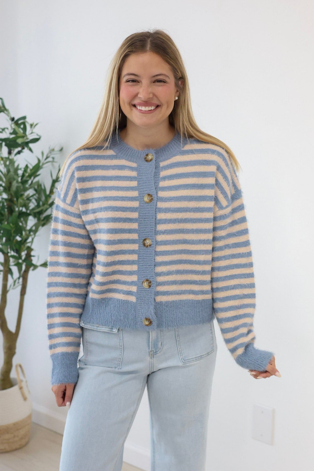 Right Here, Right Now Striped Sweater - view 3