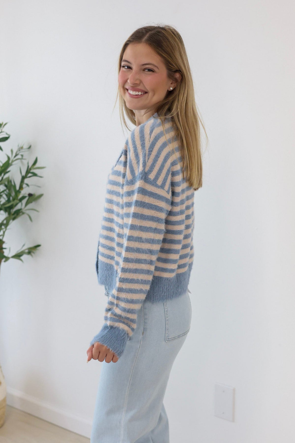 Right Here, Right Now Striped Sweater - view 5