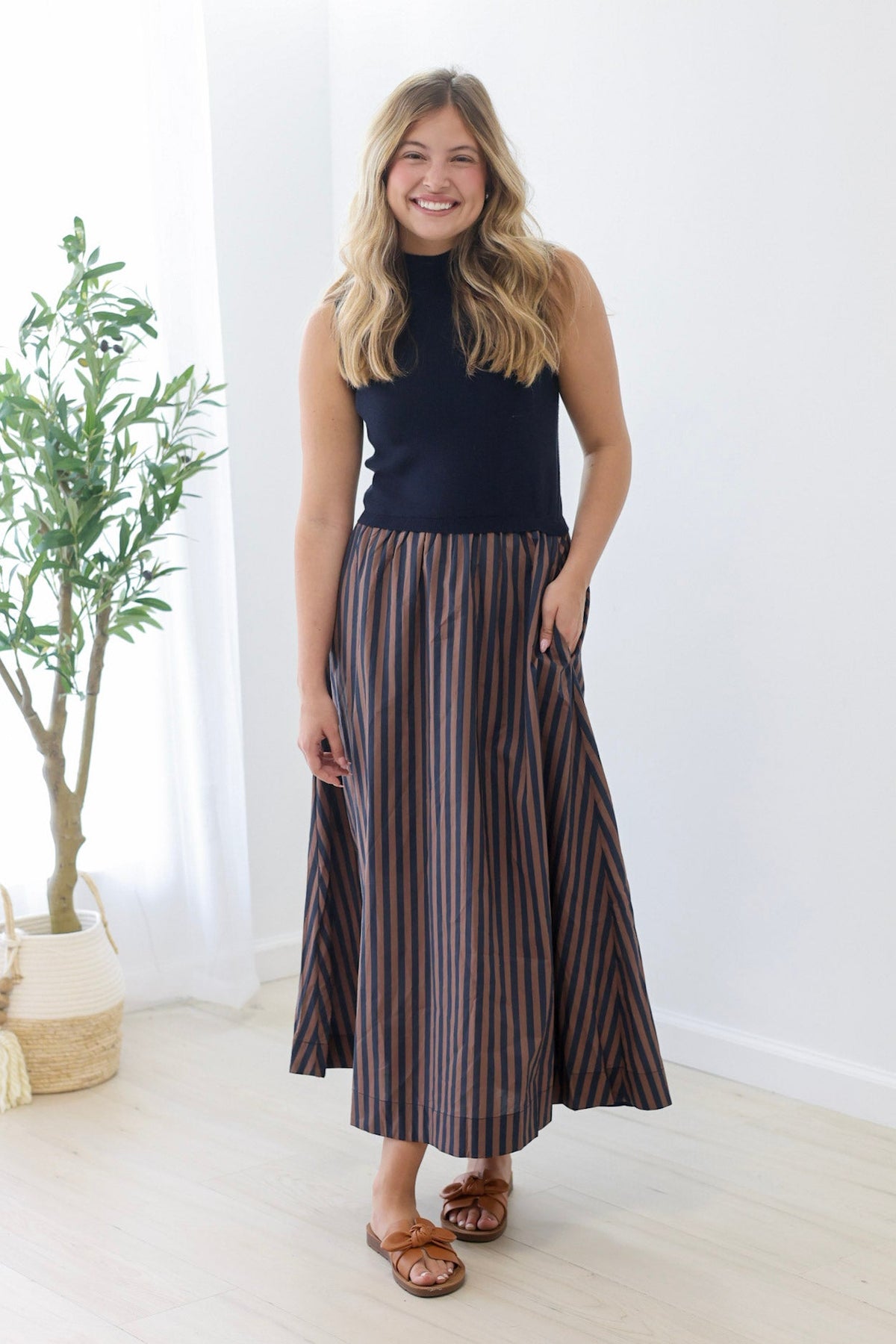 Someday Soon Striped Dress - view 1