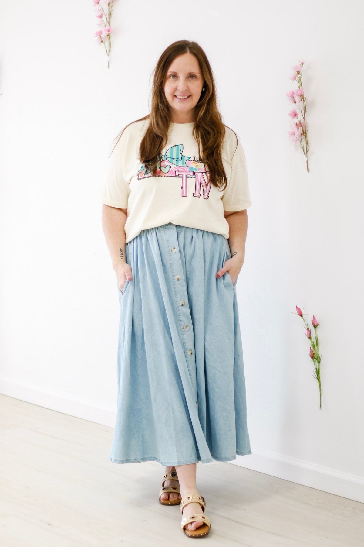 Spring Fashion Days Denim Skirt - view 3
