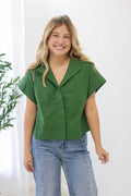 Tuscan Nights Top in Fern - view 1