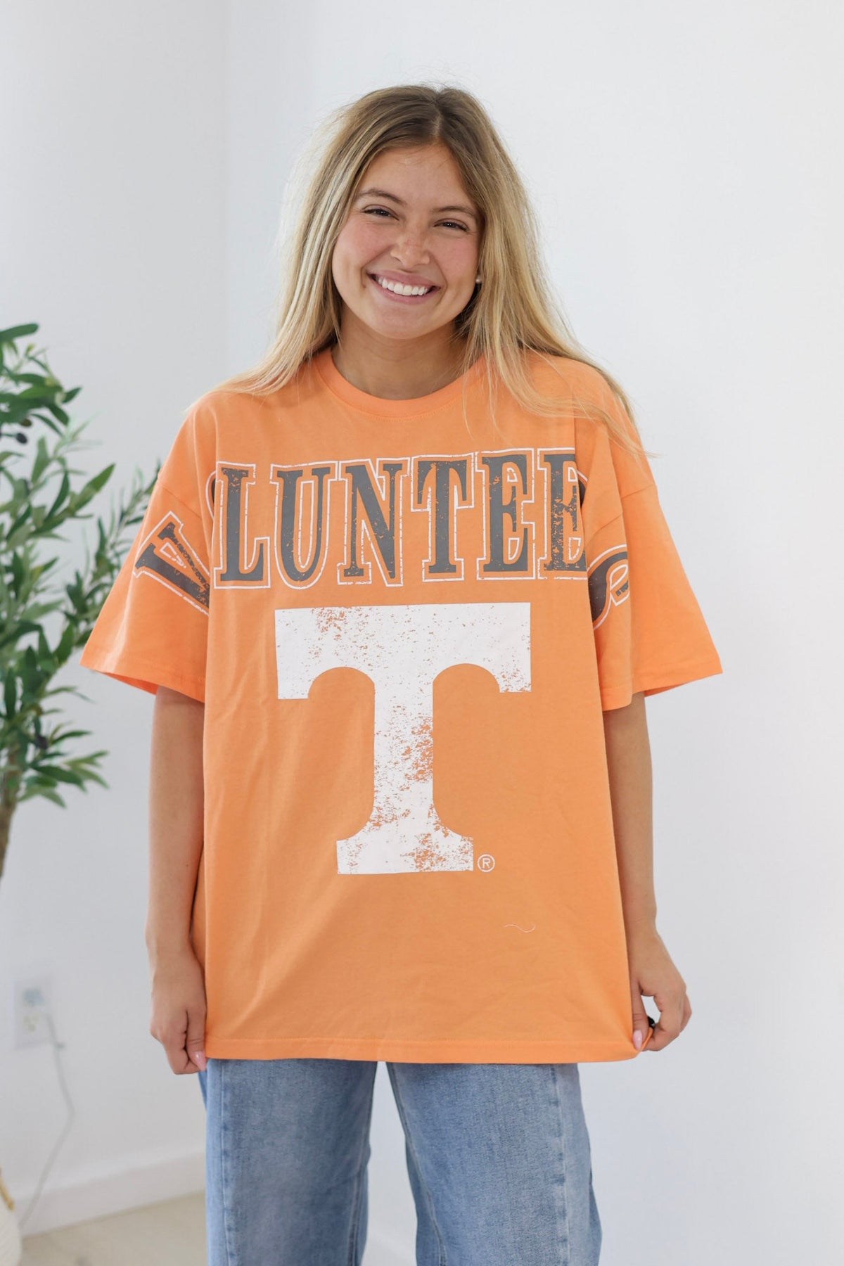 Wearing Tennessee Orange Licensed Band Tee - view 1