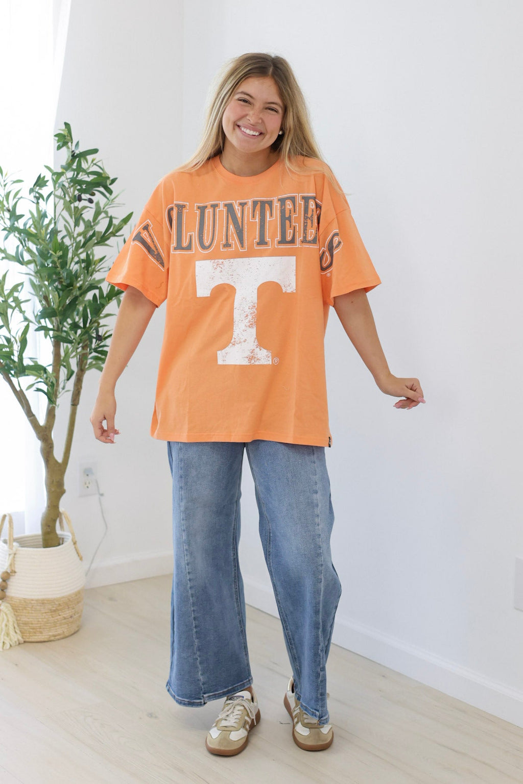 Wearing Tennessee Orange Licensed Band Tee - view 3
